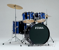 Tama RM52H4-DB ударная установка из 5-ти барабанов (бочка 16х22, томы 8x12, 9х13 напольный 15х16, малый 5х14) серия RHYTHM MATE (темно-синяя) со стойкой для малого барабана, педалью для бочки, стойкой для хай-хэта, стойкой под тарелку)