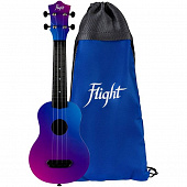 Flight Ultra S-35 Story  укулеле сопрано, цвет в сочетаниях синего и фиолетового