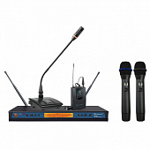 Relacart ER-5900  2-х канальный приемник ER-5900 + два безпроводных микрофона "гусиная шея"