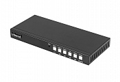 Intrend ITSFM-5x1HDC презентационный коммутатор 5x1, 3-HDMI,1-DP, 1-Type C, бесподрывный, с поддержкой многооконного режима, выход HDBT