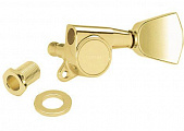 Gotoh SG381-HAPM-04-G  колки локовые, автозажим, регулируемые, 3+3, золото, тюльпан