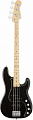 Fender American Elite Precision Bass® Maple Fingerboard Black бас-гитара 4 струнная, цвет черный
