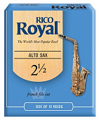 Rico Royal RJB1025 Alto Sax, #2.5, 10 BX трости для альт саксофона, размер 2.5, 10 шт.