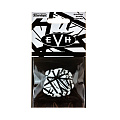 Dunlop Eddie Van Halen White With Black Stripes EVHP03 6Pack  медиаторы, толщина 0.6 мм, 6 шт.