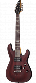 Schecter Omen-7 WSN  гитара электрическая, 7 струн, цвет матовый ореховый