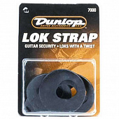 Dunlop Lok Strap 7000 3Pack  фиксатор-стрэплок для ремня пластиковый, 3 шт.