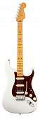 Fender American Ultra Stratocaster® HSS, Maple Fingerboard, Arctic Pearl электрогитара, цвет белый, в комплекте кейс