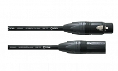 Cordial CSM 5 FM-Gold 250 микрофонный кабель XLR "мама"/XLR "папа",Ø 6.4 мм, длина 5 метров, черный