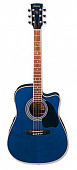 Ibanez PF60SCE TRANSPARENT BLUE акустическая гитара