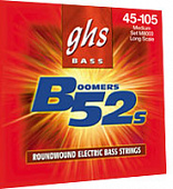 GHS Strings STRINGS L4500 BOOMER 52S набор струн для басгитары, 040-100