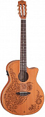 Luna HEN O2 NYL электроакустическая фолк-гитара, цвет натуральный