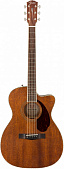 Fender PM-3 Triple-0 All Mah NE Nat акустическая гитара, цвет натуральный, кейс в комплекте