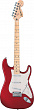 Fender SQUIER STD STRAT MN CAR электрогитара, цвет тёмно-красный