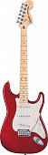 Fender SQUIER STD STRAT MN CAR электрогитара, цвет тёмно-красный