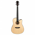 Cascha CGA300 Performer Series  акустическая гитара, цвет натуральный, чехол в комплекте