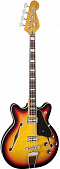 Fender Modern Player Coronado RW 3TSB полуакустическая электрогитара, цвет санберст
