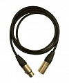 GS-Pro XLR3F-XLR3M (black) 2  кабель микрофонный, 2 метра, черный