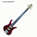 Invasion BG605/STWR 5-струнная бас-гитара, цвет красный прозрачный