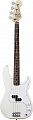 Fender STANDARD P-BASS RW ARCTIC WHITE бас-гитара с чехлом, цвет белый