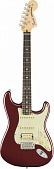 Fender American Performer Stratocaster® HSS RW Aubergine электрогитара, цвет темно-красный, в комплекте чехол