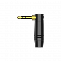 Roxtone RMJ3RPP-BG  разъем джек 3.5 мм, стерео Jack (угловой), цвет черный