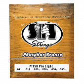 SIT Strings P1150 струны для акустической гитары, фосфор-бронза 11-50