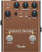 Fender Acoustic Preamp Reverb педаль для акустической гитары, преамп, реверберация