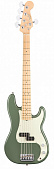 Fender AM Pro P Bass MN ATO бас-гитара American Pro Precision Bass, цвет антик олив