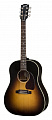 Gibson J-45 Standard Vintage Sunburst электроакустическая гитара, цвет санберст, в комплекте кейс