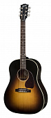 Gibson J-45 Standard Vintage Sunburst электроакустическая гитара, цвет санберст, в комплекте кейс
