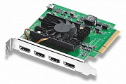 Blackmagic DeckLink Quad HDMI Recorder скоростная плата PCIe для параллельного захвата изображения