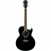 Ibanez JSA5 BLACK электроакустическая гитара, именная модель Joe Satriani