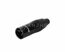 Anzhee XLR-F Black 3–х контактный кабельный разъем XLR "мама"