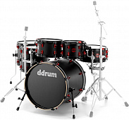 Ddrum Hybrid 5 Player Satin Black ударная установка с триггером, 5 барабанов, без тарелок и стоек