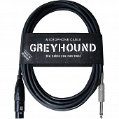 Klotz GRSXP050 Greyhound микрофонный кабель, разъемы Switchcraft XLR "мама" - Jack mono, 5 метров