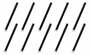 Rockboard Cable Ties 300 B  липучки для проводов 10 шт. Цвет черный, размер medium