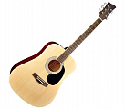 Jay Turser JJ45-N акустическая гитара, цвет натуральный