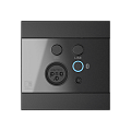 Audac WP225/B  панель удалённого микшера с Bluetooth-приёмником, универсальная, цвет чёрный