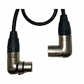 GS-Pro XLR3M-R [угловой] -XLR3F 0.5 метра (black) кабель, цвет черный
