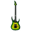 Solar Guitars A1.6LB  электрогитара, ольха, клён/ эбони, HH, Evertune, цвет зеленый берст