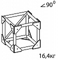 Imlight Qub3-4-U стыковочный узел куб для 4-х ферм Q3 под 90 градусов, угловой