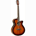 Tanglewood TW4 E KOA  электроакустическая гитара Super Folk с вырезом, цвет натуральный санберст
