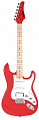 Kramer Focus VT-211S Ruby Red электрогитара, цвет красный