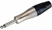 Neutrik NP2XL разъем Jack 1/4" кабельный, моно (не балансный), на кабель  до Ø10 мм