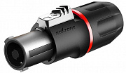 Roxtone RS4FP-HD-Red разъем кабельный Speakon, сверхпрочный, цвет черно-красный