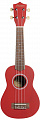 Bamboo BU-21LN COR  Estudio Series укулеле сопрано с чехлом, цвет красный