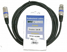Invotone ACM1110BK микрофонный кабель, 10 метров, черный