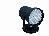 Eurolite LED T-36 RGB spot black 10mm LED   Т-36  система RGB, 5 DMX512 каналов, master-slave , угол 30 гр, встроенный микрофон, регулировка скорости смены цветов, 55 светодиодов потребление 12 Вт