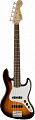 Fender Squier Affinity Jazz Bass RW Brown Sunburst бас-гитара, цвет санбёрст