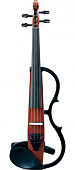 Yamaha SV-120S BR электроскрипка, цвет Brown, кейс+смычок+каниф., корпус-ель, гриф-клён, 1 пьезо дат